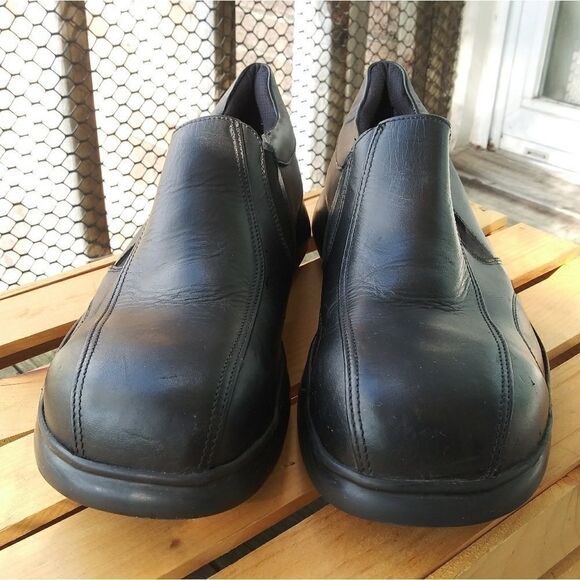 MELLOW WALK PATRICK STEEL TOE DRESS SHOES - BLACK - Picture 3 of 8